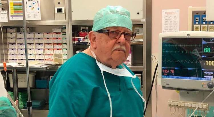 medico di 85 anni Giampiero Giron