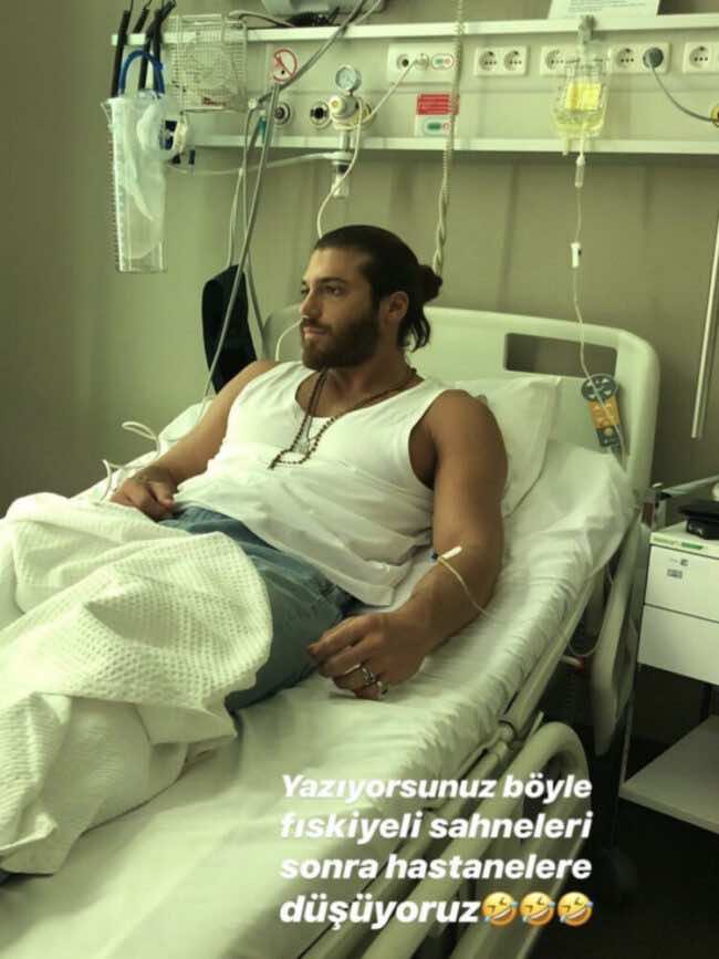 Can Yaman finisce in ospedale
