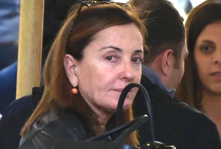 Barbara Palombelli beccata senza trucco