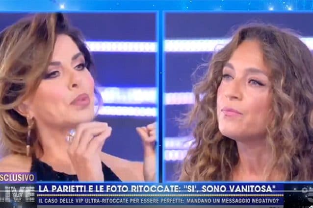 Scontro furioso tra Alba Parietti e Caterina Collovati