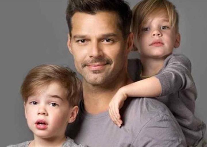 4 figli tutti insieme Ricky Martin